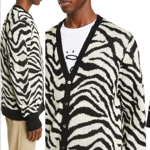 Noon Goons Tiger Jacquard Cardigan 